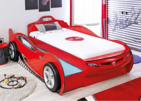 CARBED Кровать-машина Coupe с выдвижной кроватью Red 20.03.1306.00 в Удачном - udachnyj.katalogmebeli.com | фото