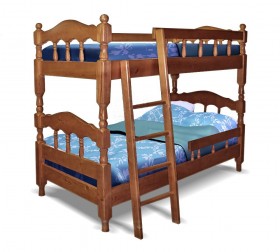 Детская двухъярусная кровать Точенка Венге 2 Распродажа в Удачном - udachnyj.katalogmebeli.com | фото