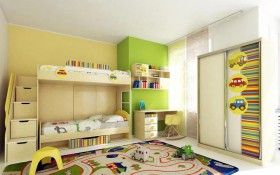 Детская комната Клаксон (Бежевый/корпус Клен) в Удачном - udachnyj.katalogmebeli.com | фото 3