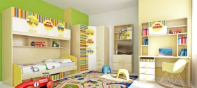 Детская комната Клаксон (Бежевый/корпус Клен) в Удачном - udachnyj.katalogmebeli.com | фото 5
