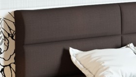 Двуспальная кровать «Наоми» (Фон серый, Джут) в Удачном - udachnyj.katalogmebeli.com | фото 4