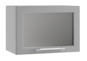Гарда ПГС 500 шкаф верхний горизонтальный со стеклом Джинс в Удачном - udachnyj.katalogmebeli.com | фото