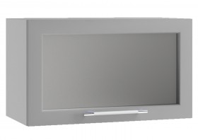 Гарда ПГС 600 шкаф верхний горизонтальный со стеклом Джинс в Удачном - udachnyj.katalogmebeli.com | фото