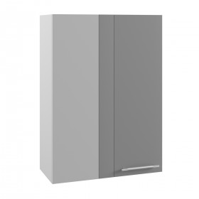 Гарда ВПУ 650 шкаф верхний угловой высокий (Ваниль/корпус Серый) в Удачном - udachnyj.katalogmebeli.com | фото