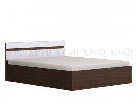 Ким кровать 1,4 (Венге/белый глянец) в Удачном - udachnyj.katalogmebeli.com | фото