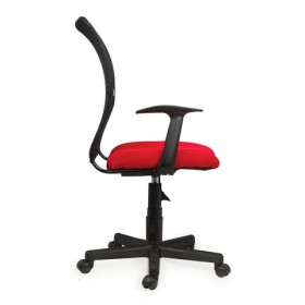 Кресло BRABIX Spring MG-307 (красно-черный) в Удачном - udachnyj.katalogmebeli.com | фото 3