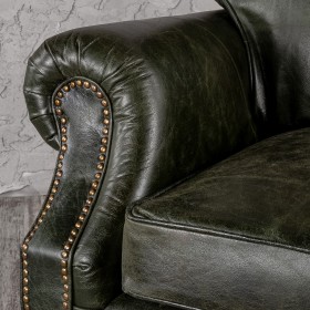 Кресло кожаное Лофт Аристократ (ширина 1070 мм) в Удачном - udachnyj.katalogmebeli.com | фото 5