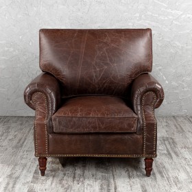 Кресло кожаное Лофт Аристократ (ширина 1100 мм) в Удачном - udachnyj.katalogmebeli.com | фото 8