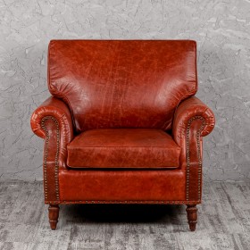 Кресло кожаное Лофт Аристократ (кожа буйвола) в Удачном - udachnyj.katalogmebeli.com | фото 8