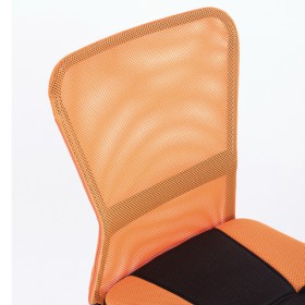 Кресло компактное BRABIX Smart MG-313 (черный, оранжевый) в Удачном - udachnyj.katalogmebeli.com | фото 4
