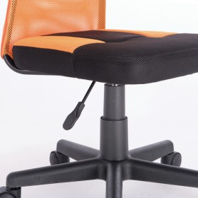 Кресло компактное BRABIX Smart MG-313 (черный, оранжевый) в Удачном - udachnyj.katalogmebeli.com | фото 5