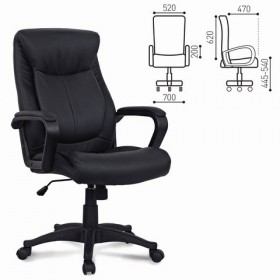 Кресло офисное BRABIX Enter EX-511 (черный) в Удачном - udachnyj.katalogmebeli.com | фото 1