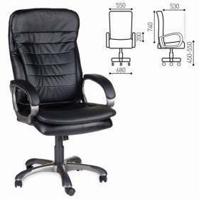 Кресло офисное BRABIX Omega EX-589 (черное) в Удачном - udachnyj.katalogmebeli.com | фото 1