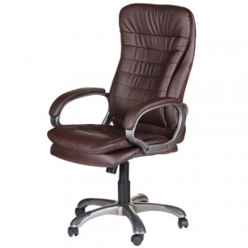 Кресло офисное BRABIX Omega EX-589 (коричневое) в Удачном - udachnyj.katalogmebeli.com | фото 4