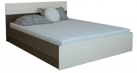 Кровать 0,8м Юнона с настилом (Венге / Дуб) в Удачном - udachnyj.katalogmebeli.com | фото 2