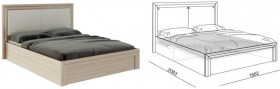 Кровать 1,6 Глэдис (М32) с подъемным механизмом в Удачном - udachnyj.katalogmebeli.com | фото 2