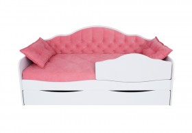 Кровать 170 серии Иллюзия Лайт 1 ящик 89 Розовый (подушки) в Удачном - udachnyj.katalogmebeli.com | фото