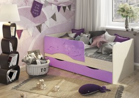 Кровать Алиса КР-812 1,6 Белфорд/Розовый металлик в Удачном - udachnyj.katalogmebeli.com | фото 3