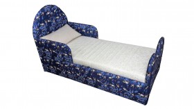 Кровать детская Соня (Печать Панда синий., 1 категория) в Удачном - udachnyj.katalogmebeli.com | фото
