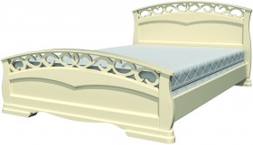 Кровать Грация-1 из массива сосны 1600*2000 Белый античный в Удачном - udachnyj.katalogmebeli.com | фото 20