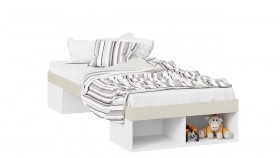 Кровать «Сканди»  Дуб Гарден/Белый в Удачном - udachnyj.katalogmebeli.com | фото
