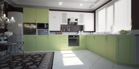 Модульная кухня Парма 1,6 м (Бирюза) в Удачном - udachnyj.katalogmebeli.com | фото
