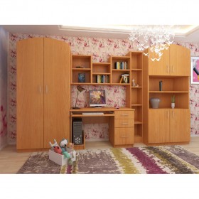Детская Мишутка Комплект мебели (Вишня оксфорд) в Удачном - udachnyj.katalogmebeli.com | фото