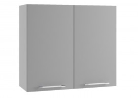 Монца ВП 800 шкаф верхний высокий (Кварц черный/корпус Серый) в Удачном - udachnyj.katalogmebeli.com | фото
