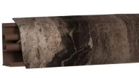 Плинтус LB-38, L=3000мм, мрамор бергамо темный в Удачном - udachnyj.katalogmebeli.com | фото