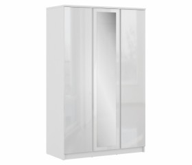 Шкаф 3-х дверный СБ-2493 Медея (Белый/Белый глянец) в Удачном - udachnyj.katalogmebeli.com | фото