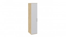 Шкаф для белья с глухой дверью «Квадро» (Бунратти/Белый глянец) в Удачном - udachnyj.katalogmebeli.com | фото
