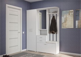 шкаф для одежды Домино 600 Белый в Удачном - udachnyj.katalogmebeli.com | фото 3