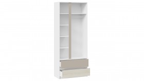 Шкаф для одежды комбинированный «Сканди» Дуб Гарден/Белый/Глиняный серый в Удачном - udachnyj.katalogmebeli.com | фото 5