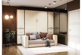 Шкаф-кровать с диваном Злата в Удачном - udachnyj.katalogmebeli.com | фото