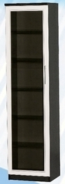Шкаф средний со стеклодверью ДЛЯ ГОСТИНОЙ ШСС-450 Венге/Дуб выбеленный в Удачном - udachnyj.katalogmebeli.com | фото
