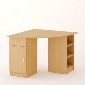 Угловой компьютерный стол 2 (Белёный дуб) в Удачном - udachnyj.katalogmebeli.com | фото 1