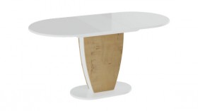 Стол обеденный «Монреаль» Тип 1 (Белый глянец/Бунратти) в Удачном - udachnyj.katalogmebeli.com | фото 2