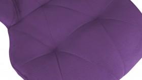 Стул «Elvis» Т7 (Черный муар/Велюр S002 фиолетовый) в Удачном - udachnyj.katalogmebeli.com | фото 3