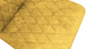 Стул «Стенли» К3 Черный муар/Микровелюр Wellmart Yellow в Удачном - udachnyj.katalogmebeli.com | фото 3