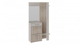 Шкаф для одежды «Нуар» тип 1 Фон серый/Дуб сонома в Удачном - udachnyj.katalogmebeli.com | фото 2