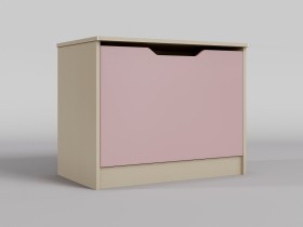Ящик для игрушек Грэйси (Розовый/корпус Клен) в Удачном - udachnyj.katalogmebeli.com | фото