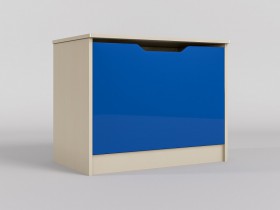Ящик для игрушек Скай люкс (Синий/корпус Клен) в Удачном - udachnyj.katalogmebeli.com | фото