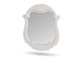 Зеркало настенное Мария (Белый глянец) в Удачном - udachnyj.katalogmebeli.com | фото 1